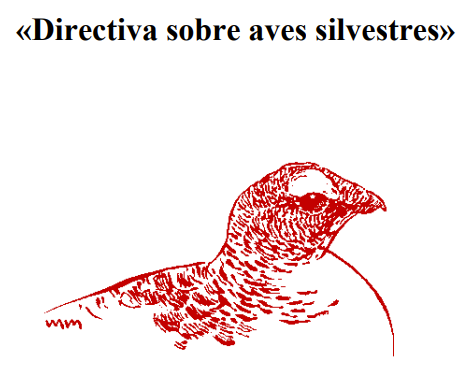 directiva aves silvestres